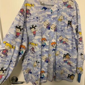 Rugrats Print Scrub Jacket